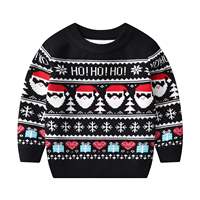 Pull col ras du cou personnalisé pour enfant en bas âge, pull-over tricoté, joyeux noël, femme, taille 14 ans