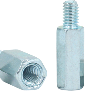 Espaciador Adaptador Hexagonal de Acero al Carbono con Recubrimiento de Zinc Azul-Blanco, Grado 8.8, M3-M8, Macho-Hembra, para Escritorio Portátil - Product Image 1