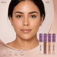 Palette de Correcteurs Liquides Couvrants Sur Mesure pour Marque, Maquillage Crème Naturel et Illuminateur pour Peau avec Étiquetage
