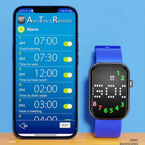 OEM/ODM Smart <b>Watches</b> Touch Control Led <b>Watches</b> App Control to Remind Massages for Men As a Gift Wrist Timer - Product Image 4