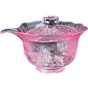 <span class=keywords><strong>Set</strong></span> di <span class=keywords><strong>Tazze</strong></span> <span class=keywords><strong>da</strong></span> Tè in Vetro Rosa <span class=keywords><strong>con</strong></span> Piattini, Design Nordico Semplice, Idea Regalo - Product Image 5