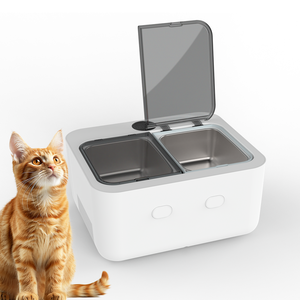 Çift bölmeli çanaklar ile ıslak gıda için otomatik köpek ve kedi besleyici akıllı zamanlayıcı operasyon App kontrolü ve gıda ısınma özelliği - Product Image 6