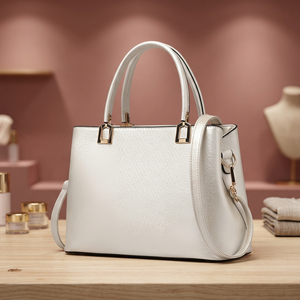 BS INTERNATIONAL BTR0014 Nouvelle conception, pochette pour femme en cuir véritable pliable, durable, imperméable, avec fermeture éclair, tendance - Product Image 1