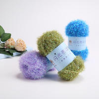 En stock – Fil à cils en nylon double plume multi-spécifications 1,3 cm 2 cm 9NM 11NM, entièrement teint, anti-boulochage