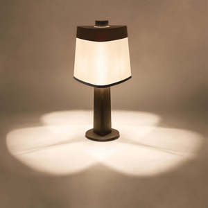 Lámpara de Pie Tipo Araña con Forma de Hongo, Fuente de Luz LED, para Sala de Estar o Dormitorio, Diseño de Madera, Iluminación Ambiental de Una Sola Cabeza - Product Image 3