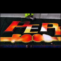 Enseigne de magasin extérieure personnalisée Enseigne rétro-éclairée en acrylique 3D avec logo LED Boîtes lumineuses publicitaires LED personnalisées et électroniques