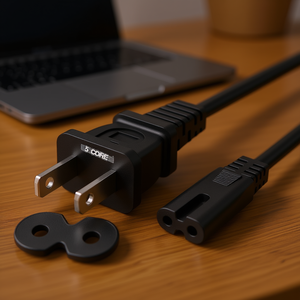 Cable de Alimentación de CA de 5 Núcleos, 6 Pies, Macho US a Hembra IEC, Adaptador de Extensión 16AWG 2C 125V 13A - Product Image 2