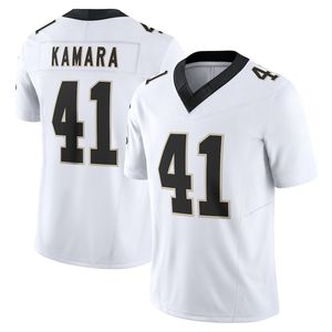 เสื้อฟุตบอลพิมพ์ลายระบายอากาศของนิวออร์ลีนส์ เซนต์ส # 12 คริส โอลาวี # 41 อัลวิน คามารา # 6 เทย์เลอร์ ชอว์ ขายส่งอุปกรณ์กีฬาบุรุษ - Product Image 4