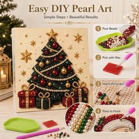 Kit de Peinture Diamant DIY Noël 2026 – Design Populaire – Art Perlé 5D pour Adultes et Débutants – Idéal pour un Cadeau