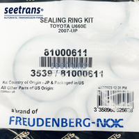 SEETRANS Nuevo y Popular Paquete de Anillos de Sellado de Aceite para Transmisiones Automáticas U660E U760E para Lexus, Garantía de 9 Meses