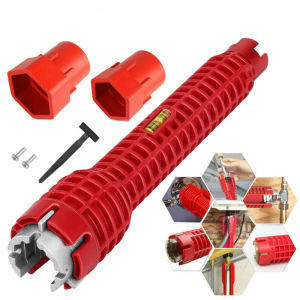 Clé à évier multifonctionnelle 8 en 1 à succès, outils de plomberie pour l'installation de salle de bain transfrontalière, vente en gros pour les tuyaux d'eau - Product Image 5