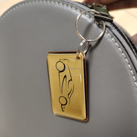 Étiquettes de code QR avec logo client, porte-clés intelligent F08 N213 NFC, étiquette de carte NFC, porte-clés RFID