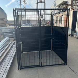 Paneles de Perrera de perro de Metal extraíbles de 4*8*6 pies de alta calidad, enrejado de valla exterior grande para perros y puerta para perros - Product Image 4