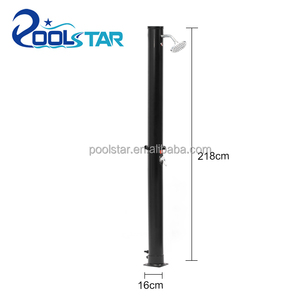 <span class=keywords><strong>Douche</strong></span> <span class=keywords><strong>solaire</strong></span> extérieure <span class=keywords><strong>Poolstar</strong></span> P2608/FT 35L en PVC noir, 2 sections, montage facile, chauffage en 3 heures, taille 218 cm, REACH ROHS BSCI - Product Image 6