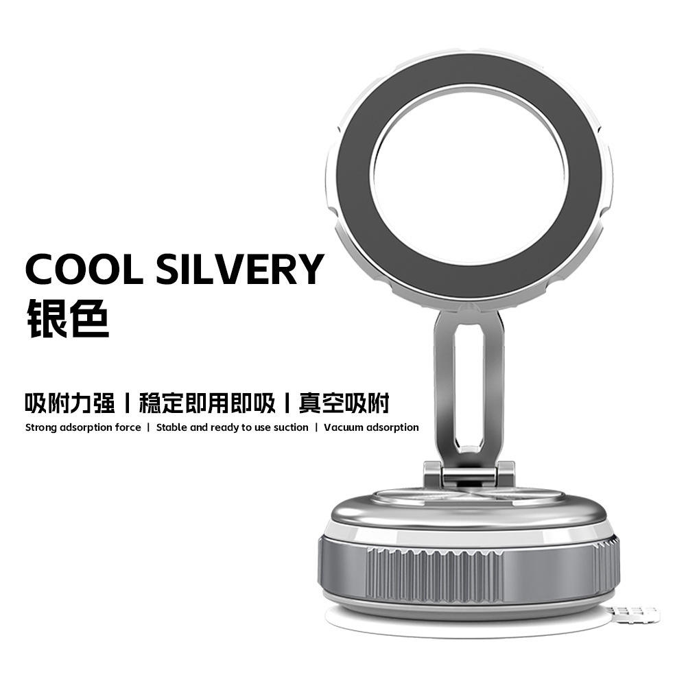 X105 Silver Dual - Axis Pro Model Cool Black 360 Rotating Vacuum