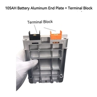 Plaque d'extrémité en aluminium moulé sur mesure pour modules de batteries au lithium 280Ah 304Ah 314Ah, cellules LFP MB31, usinage CNC, OEM ODM
