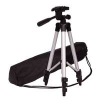 Accessoires pour appareil photo numérique, support d'appareil photo léger en alliage d'aluminium pour mobile, mini trépied ABS pour diffusion en direct, anneau lumineux de remplissage