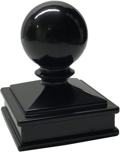 Tapas Redondas para Postes de Cerca de Aluminio Fundido a Presión, Herrajes Ornamentales para Cerca con Modelado 3D y Opciones Personalizables - Product Image 5