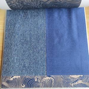 <span class=keywords><strong>Tela</strong></span> de brocado dorado real azul marino <span class=keywords><strong>tela</strong></span> de confección patrón metálico Floral en relieve para cortinas decoración del hogar tapicería - Product Image 6