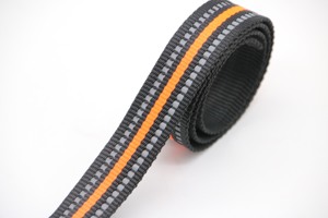Nhà máy trực tiếp bán tùy chỉnh <span class=keywords><strong>Nylon</strong></span> vải Dây đeo với sọc phản quang cho các sản phẩm chó web ban nhạc - Product Image 5