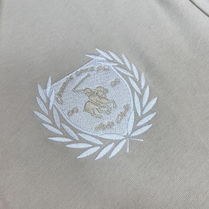 Polo de haute qualité à manches longues avec logo brodé T-shirts en coton - Product Image 4