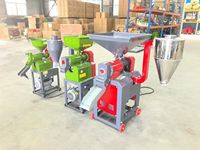 Décortiqueuse de riz combinée mini haute qualité, machine à décortiquer le paddy, moulin à riz monophasé électrique ou à essence