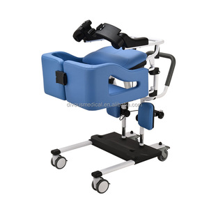 Prodotti sanitari vendita calda ospedale Eldery regolabile in altezza a trasferimento elettrico staccabile manuale ascensore wc sedia - Product Image 1
