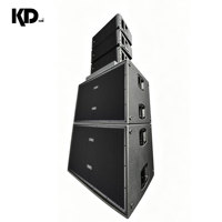 Système de sonorisation Line Array professionnel pour événements en plein air, 8006AS, double caisson de basses actif de 18 pouces, 2500W RMS, aimant en ferrite, SPL maximal de 141dB
