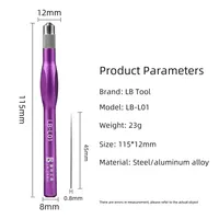 LB TOOL LB-L01 Poignée de couteau de précision ergonomique Mandrin à changement rapide pour la réparation de téléphones Maintenance électronique Ensemble d'outils de coupe