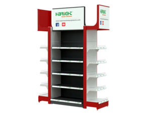 Meilleures ventes : Étagères de supermarché mobiles pliables avec roues, présentoir métallique portable pour événements commerciaux éphémères - Product Image 5