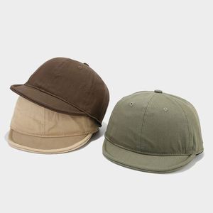 Casquette de baseball vintage sportive style urbain pour femme, personnalisée, à visière courte, avec logo, tendance, délavée, pour couple, style utilitaire - Product Image 1