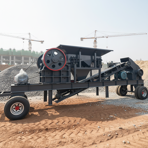 Trituradora de Mandíbulas Móvil para la Producción de Equipos de Trituración de Minerales y Materiales de Construcción - Product Image 5