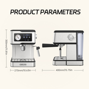 PANCERKA 20Bar Semi-Automatic Espresso <b>Coffee</b> <b>Maker</b> Cappuccino Latte Milk Frother Wand Shipping Germany Household Best Single Cu - Product Image 4