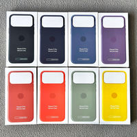 Coque de téléphone classique en silicone liquide de couleur unie, antichoc et de haute qualité pour iPhone 17 Pro Max 16 Pro 15 Plus 14 13