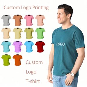 Manufacturer Wholesale New Promotional Custom Oversize Gradient Cotton Unisex Men Women <b>T</b>-Shirt With Logo - Product Image 1