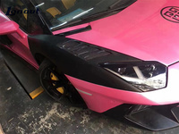 Aile avant LP700 pour Lamborghini LP700, aile avant à persiennes en fibre de carbone pour Lamboghini Aventador, kit carrosserie en fibre de carbone