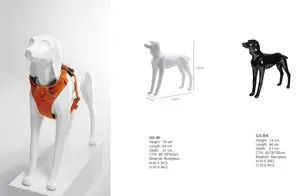 Manekin Anjing Besar Model Display Pakaian Anjing Fiberglass