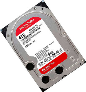 Disque dur Western Digital Red Plus 3,5 pouces, 4 To, SATA III, 5400 tr/min, 256 Mo (WD40EFPX) en stock, garantie 1 an - Product Image 1