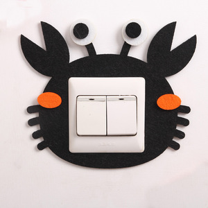 Pegatinas de interruptor de fieltro de luz de tamaño personalizado de alta calidad pegatina 3D - Product Image 4