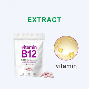 Tablet <span class=keywords><strong>Vitamin</strong></span> <span class=keywords><strong>B12</strong></span> Premium 5000mcg untuk Mendukung Metabolisme Energi, Kesehatan Saraf, Dewasa, Remaja, Ibu Hamil, 240 Tablet, OEM - Product Image 2