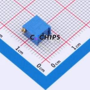 Resistencia Ajustable/Potenciómetro 3266X-1-253LF, Componente de Orificio Pasante (THT), Resistencia de 25kOhm, 10%, 250mW, 100ppm ℃ - Product Image 1