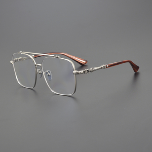 CH8078 Large Prescription Eyeglasses Ultra-Light Good Quality Durable Business Women Men Glasses Frame Wine Red White Factory