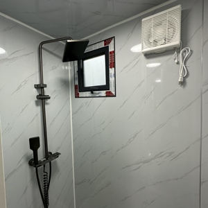 Nouveau design Villa de luxe de 20 pieds Maison conteneur extensible Maison mobile préfabriquée Salle de bain portable Panneau sandwich en acier Bureau - Product Image 3