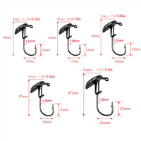 JR 3.5g 5g 7g 10g 14g perlengkapan memancing Tungsten bola gratis jig kepala jighead hooks