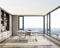 Fenêtre à battant en aluminium avec verre isolant standard pour la décoration extérieure de maisons modernes