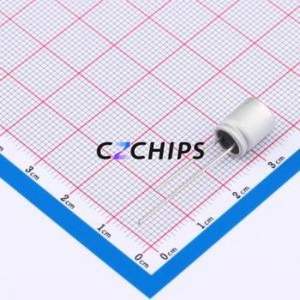 ตัวเก็บประจุแบบแข็ง HT1E227M0810PC แบบ Through-hole (THT), ขนาด D8xL10.5 มม. 220uF 20% 25V 3.5 มม. - Product Image 2