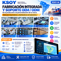 KSOY-06 Radio De Coche Android Reproducteur De DVD De Autos 6 + 128G Reproducteur De Carro Radio Android 1DIN Para Coche