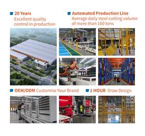 Kim loại công cụ lưu trữ giỏ hàng công cụ tủ nhà để xe điện màu đỏ Thép tráng hộp - Product Image 3