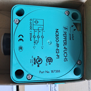 Sensor Inductivo Pepperl+Fuchs NCB50-FP-E2-P1, 10-60VDC, 200mA, Terminal de Tornillo, Sensor de Proximidad - Product Image 1