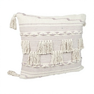 Bohemian Handmade Cotton Wool Square Cushion <b>Cover</b> Knotted Tassels Tufted Customizable <b>Throw</b> Pillow Case Bed <b>Sofa</b> Home Decor - Product Image 6